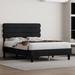 Latitude Run® Platform Bed w/ Headboard Upholstered/Velvet in Gray | 36.8 H x 53.6 W x 76.4 D in | Wayfair 5282D5C5B16C4055A53B2FFE0D71625B