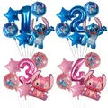 Disney-CAN o & Stitch Party Balloons 30 "Number Air Globos Set Baby Shower Birthday Party