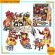 Figurine d'action de Tengyang 6 en 1 Predaking pour enfants robot d'assemblage d'équipe cool