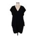 Banana Republic Casual Dress - Sweater Dress: Black Dresses - Women's Size Small