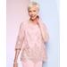 Draper's & Damon's Women's Alex Evenings Elegant Embroidered Tunic - Pink - S - Misses