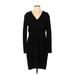 Elie Saab Casual Dress - Sheath: Black Print Dresses - New - Women's Size 46