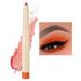 Melotizhi Eye Shadow Stick Makeup Palette Highlighter Eye Liner Applicator Pencil Cream Glitter Shimmer Waterproof Eyeshadow Lying Pen Dual Use Can Be Cut Eyeliner Stick