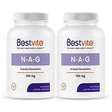 BESTVITE N-Acetyl Glucosamine (N-A-G) 700mg (240 Capsules)(120 x 2)