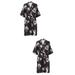 2 Count Barber Apron Formal Dress SPA Salon Gown Ladies Robe Hair Care Product Women s