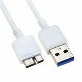 FITE ON White USB 3.0 Data Cable Compatible with Toshiba Canvio Basics HDTB105XK3AA HDTB107XK3AA