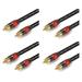 4X Digital Audio RCA Cable Premium Stereo RCA to RCA Coaxial SPDIF Cable Male Speaker Hifi Subwoofer Cable AV 0.5M