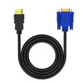 Tnobhg Hdmi-compatible to Tv Connector Hd-compatible 1080p Hdmi-compatible Male to 15 Pin Vga Connector Adapter Cable for Hdtv Tv Video Power Supply