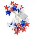 Clearance! Nomeni Led Lights Leds Usa Star with Usa String Lights Independence Day Decorative Led String Lights Battery Operated Led String Lights with Remote for Decor Stripes Home Decor