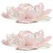 2 Pcs Flower Accessories Hair Barrettes Charms for DIY Crafting Jewelry Making Crafts Pin Jewlery