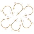 6Pcs Earring Hooks Metal Earring Hooks Dangle Earrings Making Earring Hooks DIY Earring Material