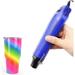 300W Portable Handheld Heat Gun for Crafts Mini Heat Gun for Epoxy Resin Embossing Shrink Wrapping Drying Paint Clay Rubber Stamp Heat Tools Dryer Craft Heat Tool for Cup Turner Blue