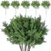 Christmas Pine Branches 16.5 x 9 Inches Faux Branches Artificial Sprigs Picks (12 Pcs)