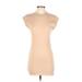 HERVE by Herve Leger Casual Dress: Tan Dresses - Women's Size X-Small