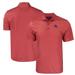 Men's Cutter & Buck Red Cleveland Browns Americana Pike Eco Tonal Geo Print Stretch Recycled Polo