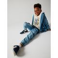Pull-On Cargo-Type Denim Trousers for Boys double stone