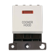 Click Scolmore MiniGrid 20A Double-Pole Ingot & Neon Cooker Hood Switch White - MD023PW-CH
