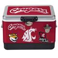 Silver Washington State Cougars 36-Can Medley Metal Cooler