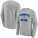 Men's Fanatics Branded Heather Gray Toronto Blue Jays Heart & Soul Pullover Sweatshirt