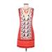 Peter Pilotto Casual Dress - Shift: Orange Print Dresses - Women's Size 8