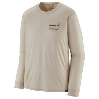 Patagonia - L/S Cap Cool Merino Graphic Shirt - Merinoshirt Gr XL grau