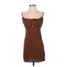 Forever 21 Casual Dress - Mini: Brown Dresses - Women's Size Small