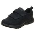 Skechers Herren Gowalk Sportliche Wanderschuhe mit Klettverschluss, Zwei Riemen, luftgekühlter Schaumstoff Sneaker, Schwarz, 45.5 EU X-Weit