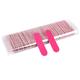 RHAIYAN 500Pcs Mini Nail File Wood Sandpaper Buffer Sanding Files Wooden Buffer Nail Polish Manicure Professional Nail Care Tools Set Specific (Color : Rose)