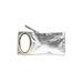 IMAN Satchel: Metallic Silver Animal Print Bags