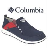 Columbia Shoes | Columbia Men's Blue & Red Bahama Vent Pfg Slip-On Boat Shoe 9 | Color: Blue/Red | Size: 9