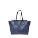 Gucci Bags | Authentic Gucci Swing Leather Tote Bag Navy Blue | Color: Blue | Size: Os