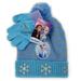 Disney Accessories | Disney Frozen Girls Knit Winter Hat Beanie Gloves Set Elsa Movie Gift | Color: Blue/Silver | Size: Osg