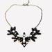 J. Crew Jewelry | J Crew Crystal And Black Cluster Necklace Statement Necklace | Color: Black | Size: Os
