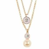 Kate Spade Jewelry | New Kate Spade Pearly Delight Multi Layered Necklace In Rose Gold Plated/Blush. | Color: Gold/Pink | Size: Os