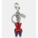 Coach Accessories | Coach X Marvel Spiderman Bear Bag Charm Fob Keychain Silver Red Blue Limited | Color: Red | Size: Os