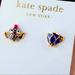 Kate Spade Jewelry | Kate Spade Tea Time Earrings | Color: Blue/Gold | Size: Os