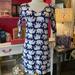 Lilly Pulitzer Dresses | Lilly Pulitzer Elephant Pima Cotton Dress Size Xs | Color: Blue/White | Size: Xs