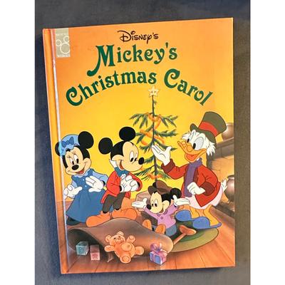 Disney Accents | Mickey's Christmas Carol Book | Color: Orange | Size: Os