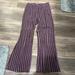 Anthropologie Pants & Jumpsuits | Anthropologie Purple Pants, Flare Flowy Size Cs Perfect Condition | Color: Purple | Size: Xs