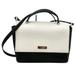 Kate Spade Bags | Kate Spade~Paterson Court Brynlee~Leather Satchel Crossbody Bag | Color: Black/Cream | Size: Medium