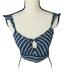 American Eagle Outfitters Tops | American Eagle Outfitter Striped Crop Tank Top | Color: Blue/Tan | Size: S