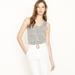 J. Crew Tops | J. Crew Black Sunlit Sequin Tank Top Women’s Small Euc | Color: Black/White | Size: S