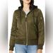 Levi's Jackets & Coats | Levi’s Satin Hooded Bomber Jacket With Hood - Green, L | Color: Green | Size: L