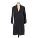 H&M Casual Dress - Wrap: Black Polka Dots Dresses - Women's Size 4