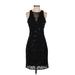 NW Nightway Cocktail Dress: Black Stars Dresses - Women's Size 4