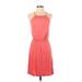 Old Navy Casual Dress - Mini Halter Sleeveless: Pink Print Dresses - Women's Size Small