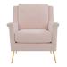 Armchair - Joss & Main Craig 30" W Polyester Armchair Velvet in Pink | 36 H x 30 W x 33 D in | Wayfair 6B6F2D6A119F4EDEBCF8A49DD2EFD929