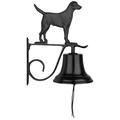 Whitehall Products Large Bell w/ Retriever in Black | 8.5 H x 11.5 W in | Wayfair 04022