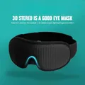 Masque de sommeil léger 3D pour les nuits bandeau doux pour les yeux aide au voyage coussin de