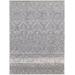 Adana Bohemian & Eclectic Distressed, Ivory/Silver/Black, 5' x 8' Area Rug - Feizy MCKR39LGSLVIVYE10